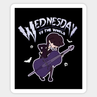 Wednesday vs The World Sticker